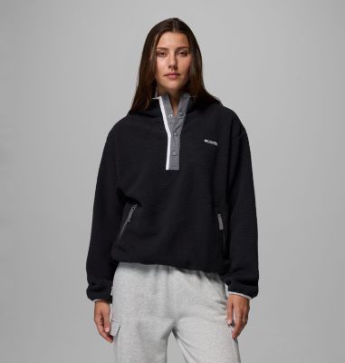 Women's Helvetia II Fleece Hoodie, Color: Black, image 3