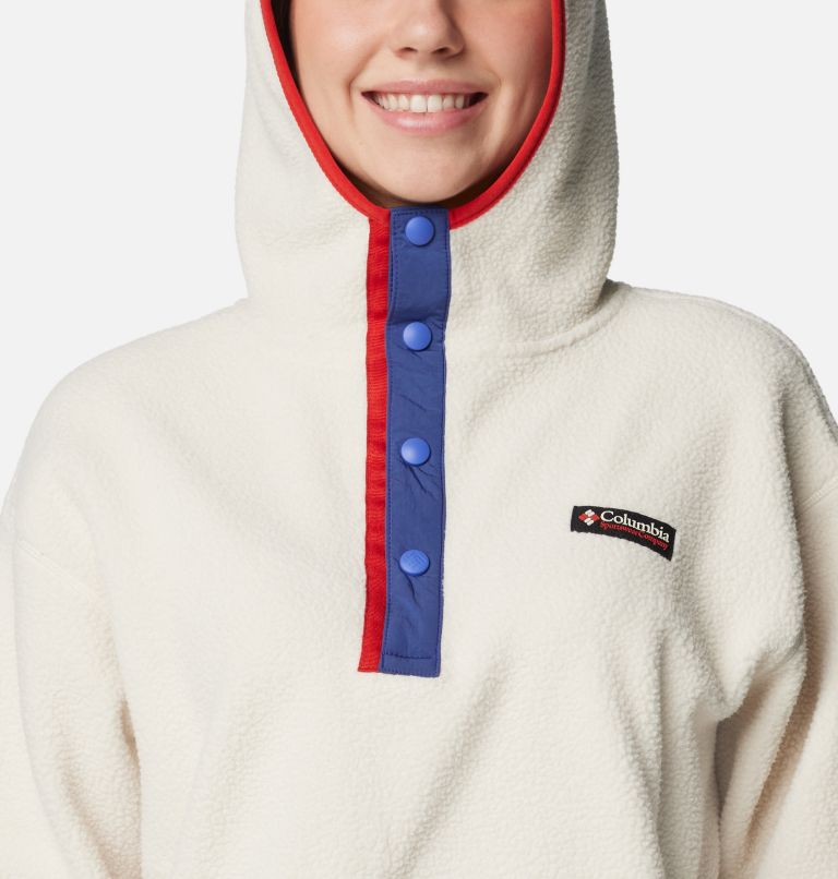 Women's Helvetia II Fleece Hoodie, Color: Chalk, image 4