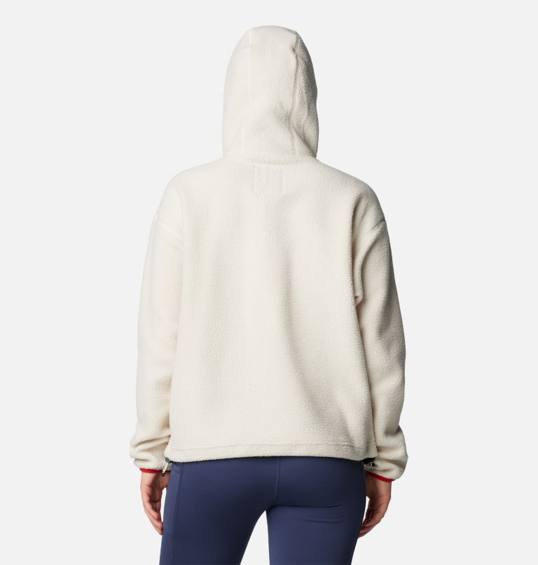 Women's Helvetia II Fleece Hoodie, Color: Chalk, image 2