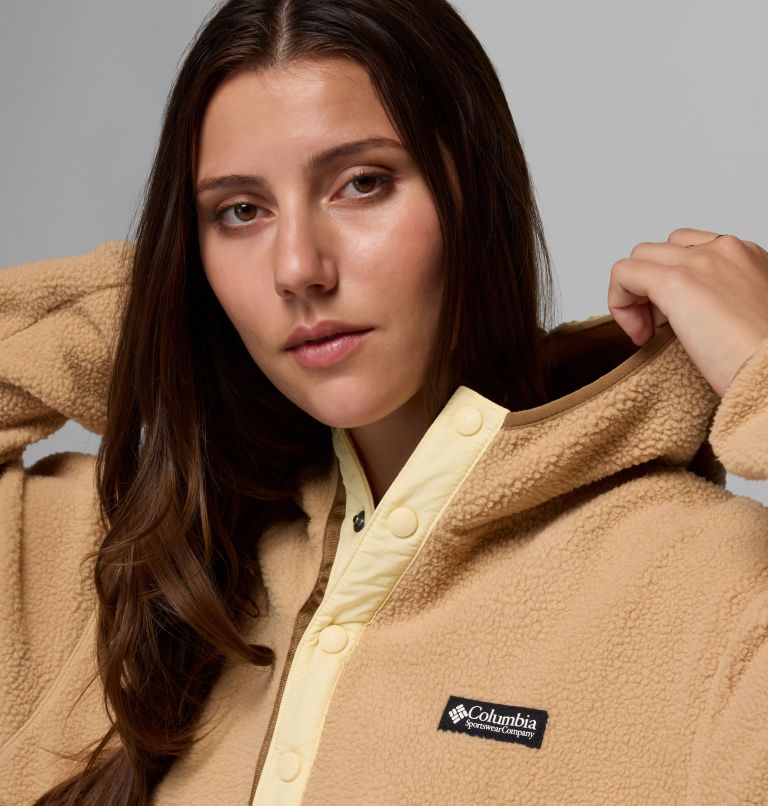 Women's Helvetia II Sherpa Fleece Hoodie, Color: Canoe, image 5