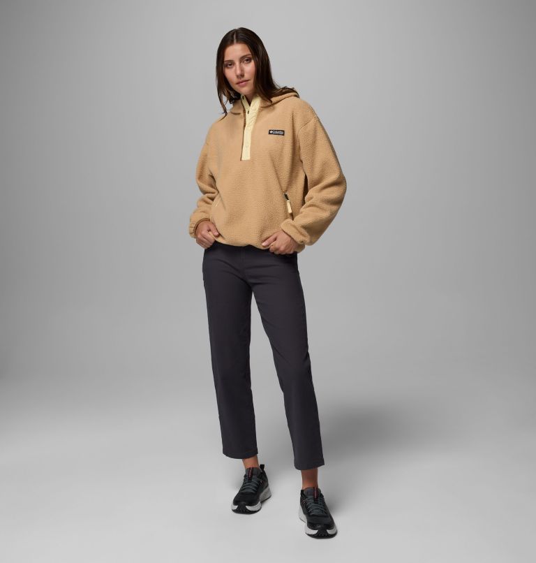 Women's Helvetia II Sherpa Fleece Hoodie, Color: Canoe, image 2