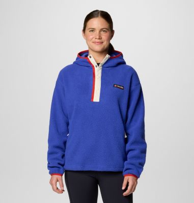 Women's Helvetia II Fleece Hoodie, Color: Clematis Blue, image 1