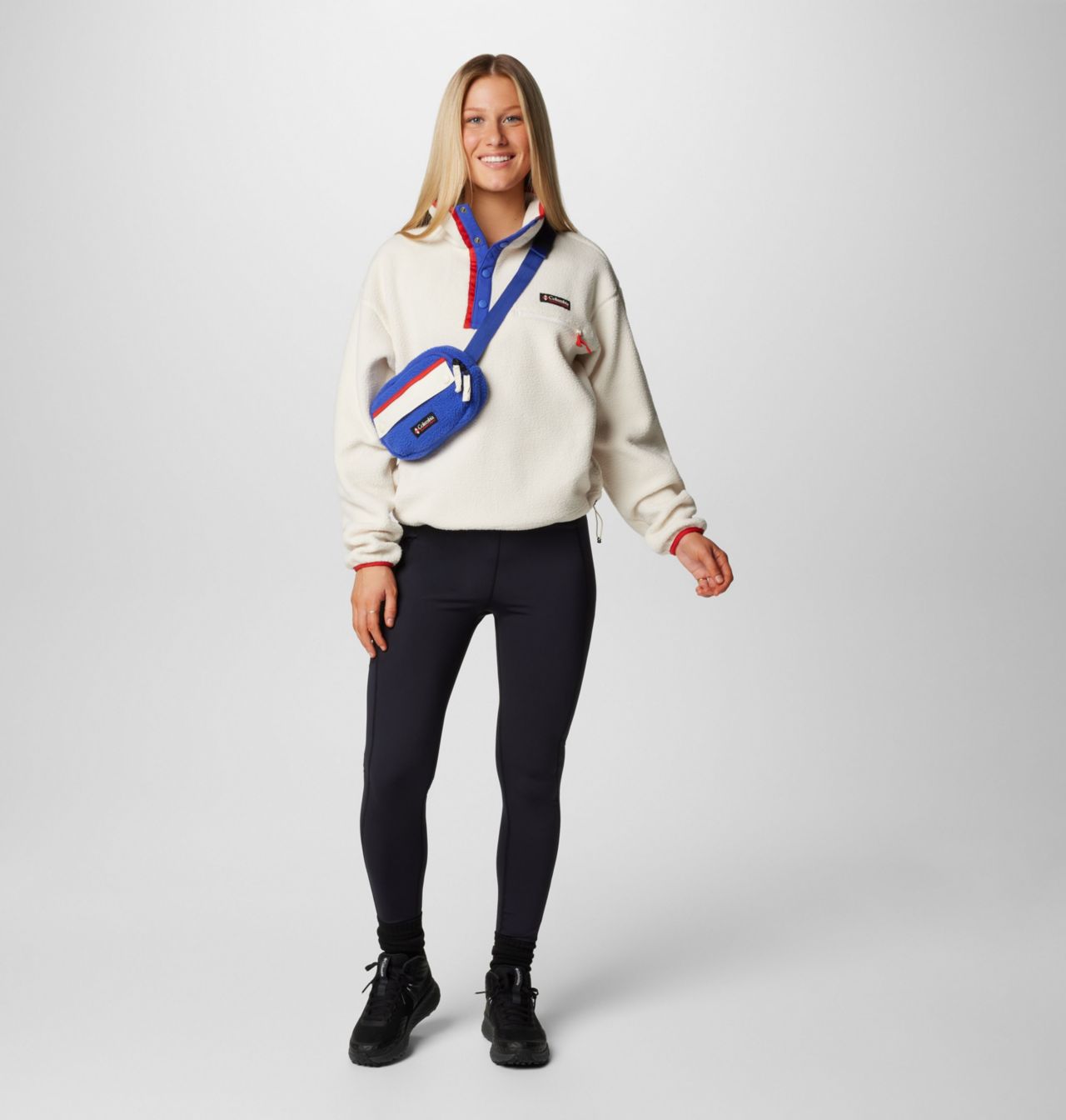 Women's Helvetia™ II Cropped Half Snap Fleece Pullover 3