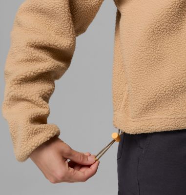 Forro polar sherpa corto con cierre medio Helvetia II para mujer, Color: Canoe, image 4