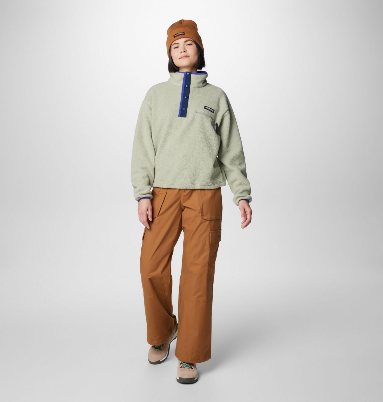 Women's Helvetia™ II Cropped Half Snap Fleece Pullover 3