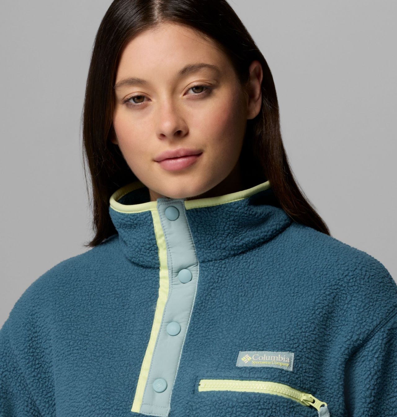 Women's Helvetia™ II Cropped Half Snap Fleece Pullover 5