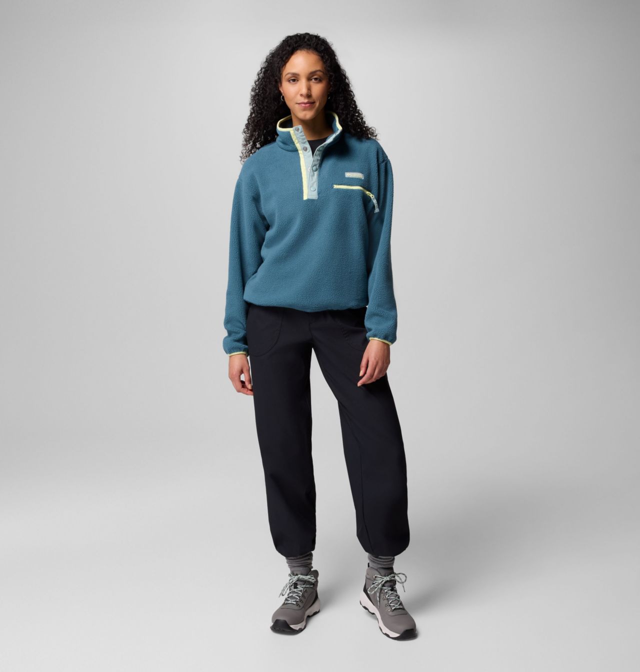 Women's Helvetia™ II Cropped Half Snap Fleece Pullover 8