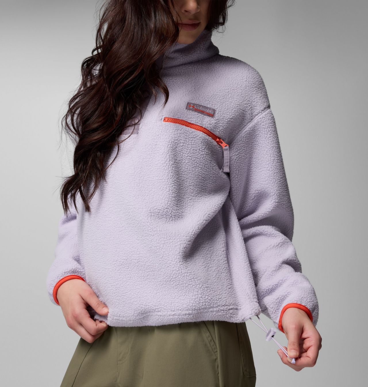 Women's Helvetia™ II Cropped Half Snap Fleece Pullover 7