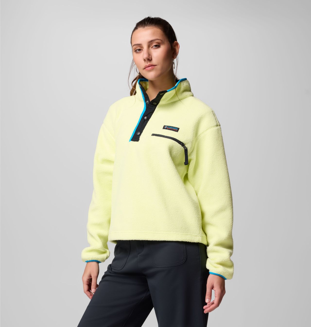 Women's Helvetia™ II Cropped Half Snap Fleece Pullover | 775 | XL 4