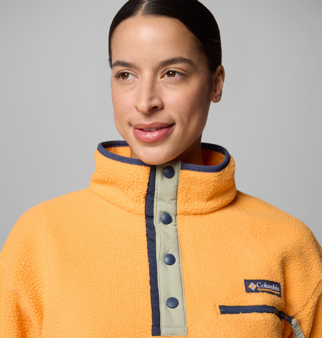 Women's Helvetia™ II Cropped Half Snap Fleece Pullover 4