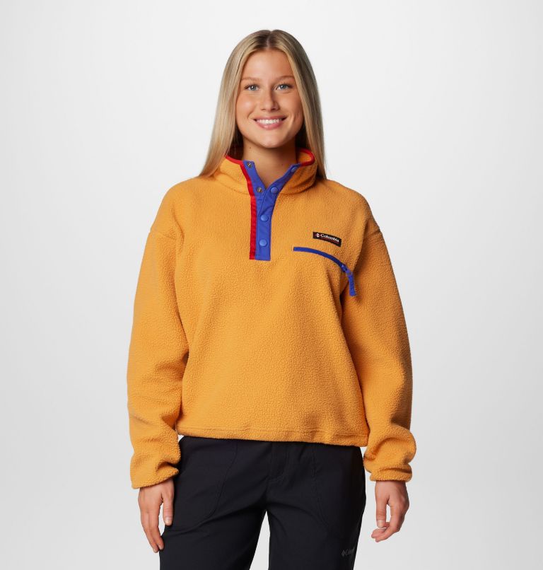 Women s Helvetia II Cropped Sherpa Half Snap Fleece