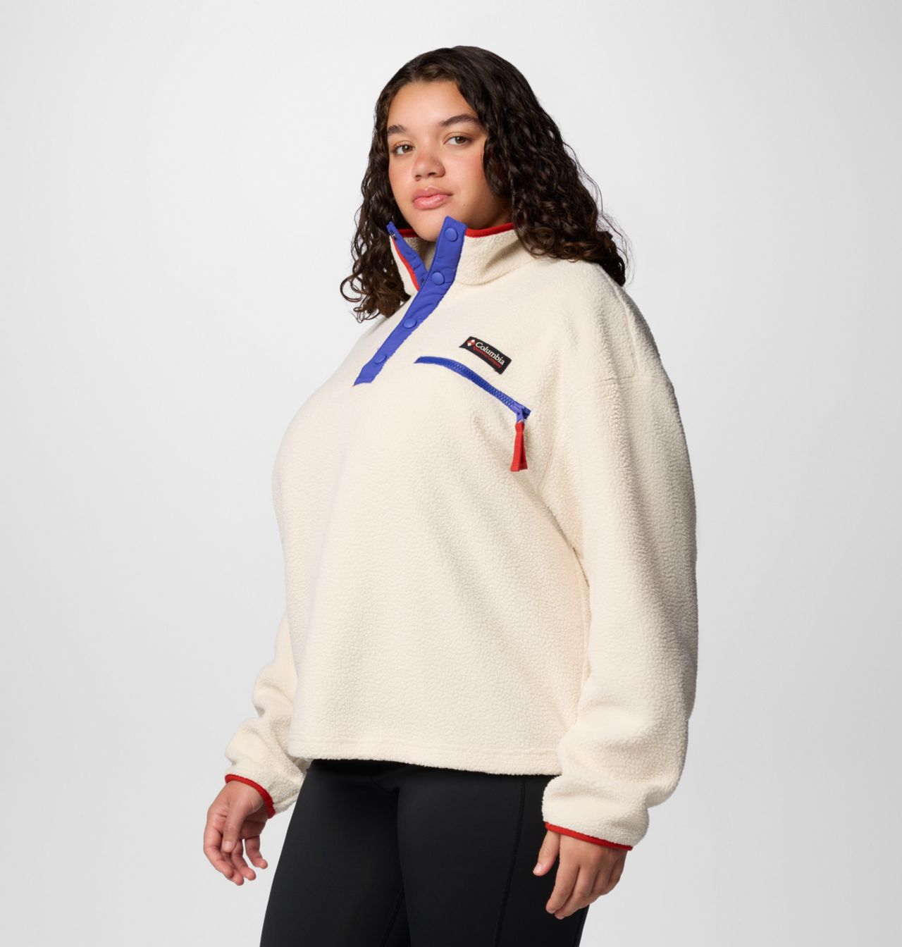 Women's Helvetia™ II Cropped Half Snap Fleece Pullover - Plus Size | 191 | 2X 3
