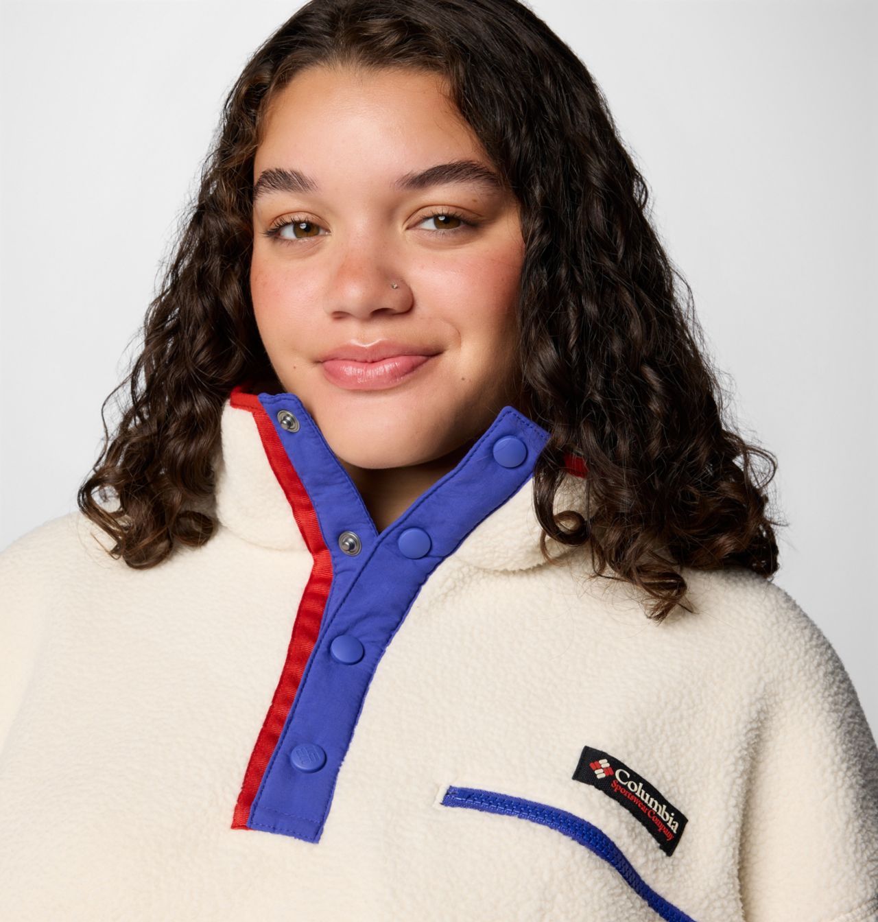 Women's Helvetia™ II Cropped Half Snap Fleece Pullover - Plus Size | 191 | 2X 4