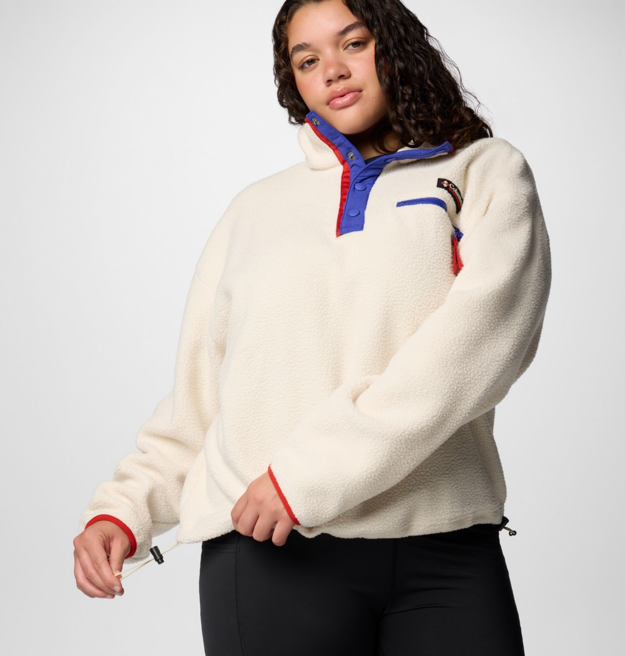Women's Helvetia™ II Cropped Half Snap Fleece Pullover - Plus Size | 191 | 2X 5