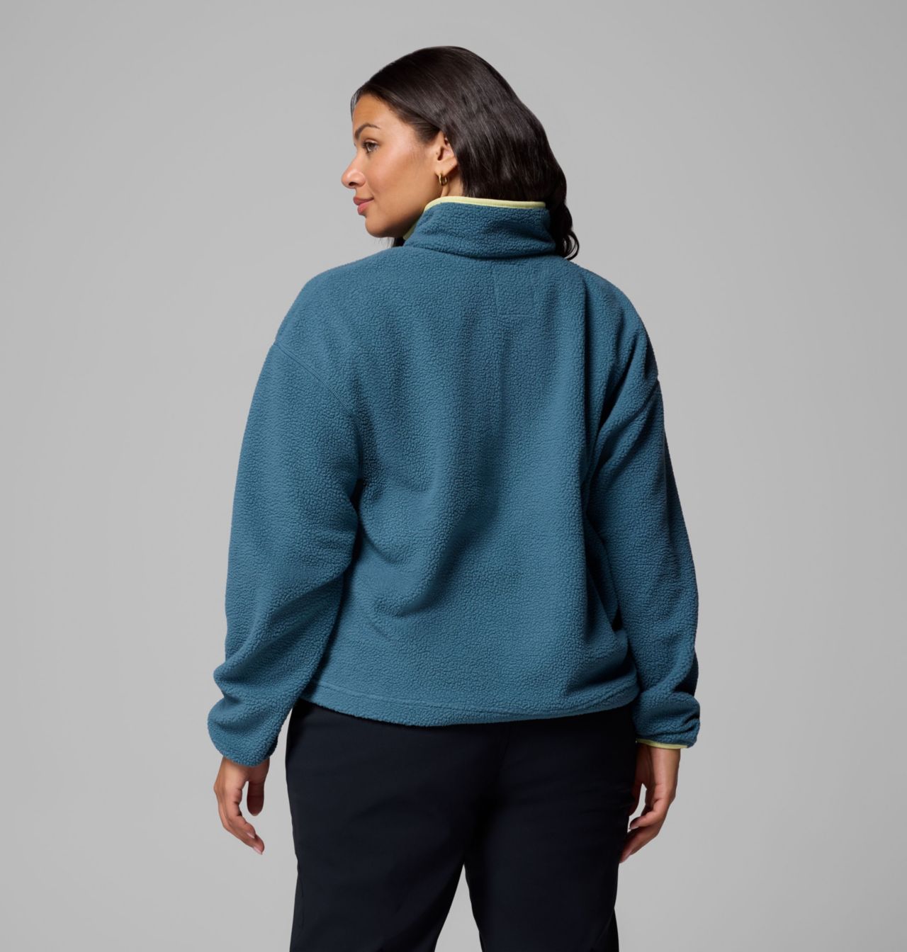 Women's Helvetia™ II Cropped Half Snap Fleece Pullover - Plus Size | 429 | 3X 3