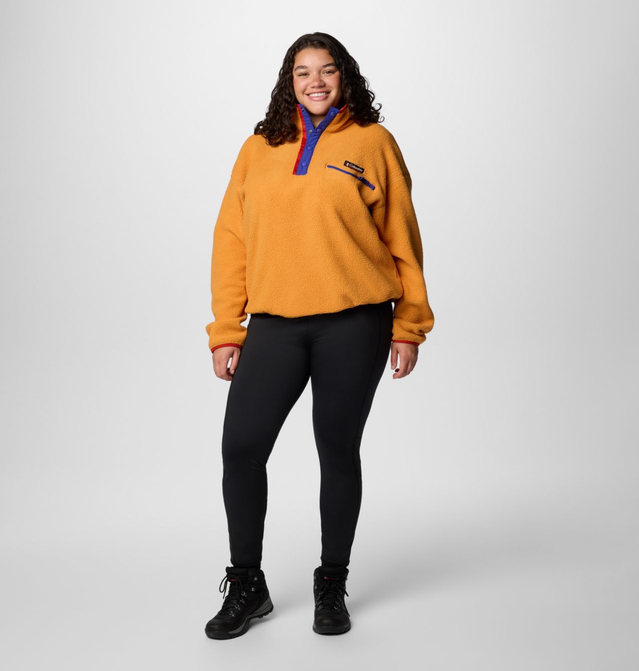 Women's Helvetia™ II Cropped Half Snap Fleece Pullover - Plus Size 3