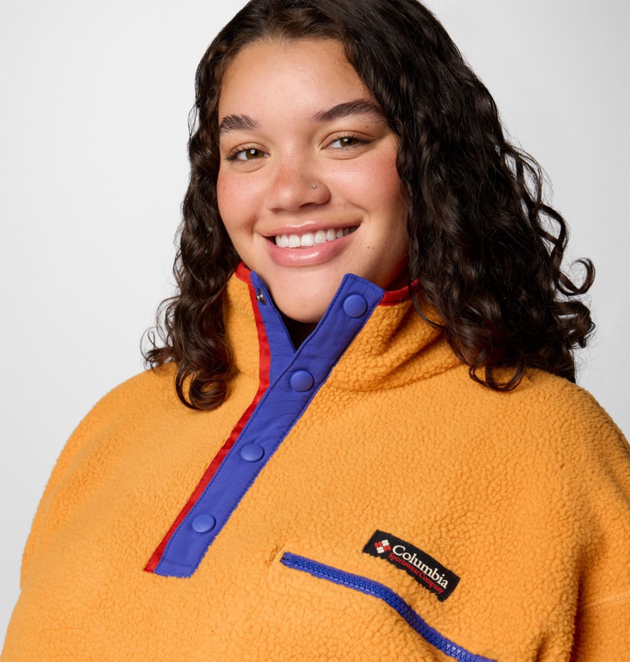 Women's Helvetia™ II Cropped Half Snap Fleece Pullover - Plus Size 5