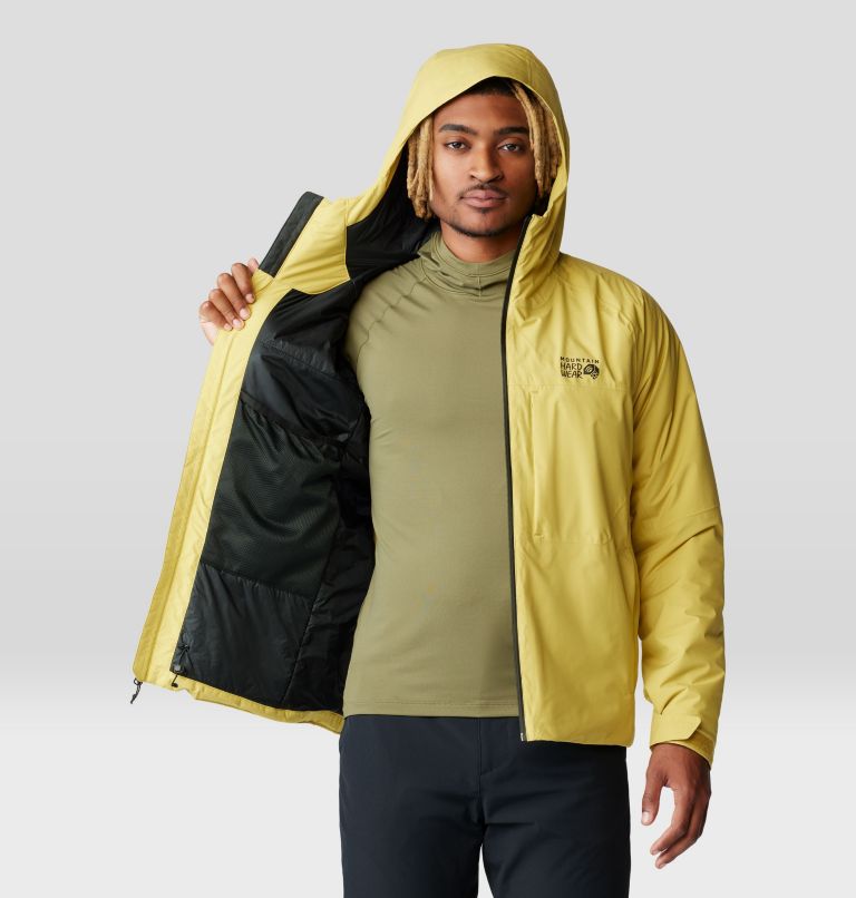 Men's Stretch Ozonic Insulated Jacket, Color: Bright Olive, image 8