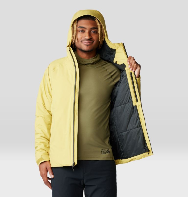 Men's Stretch Ozonic Insulated Jacket, Color: Bright Olive, image 9