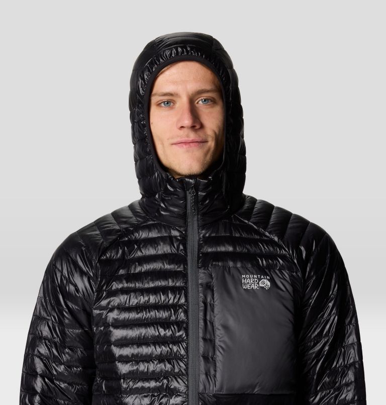 Men's Ventano Hoody, Color: Black, Volcanic, image 4