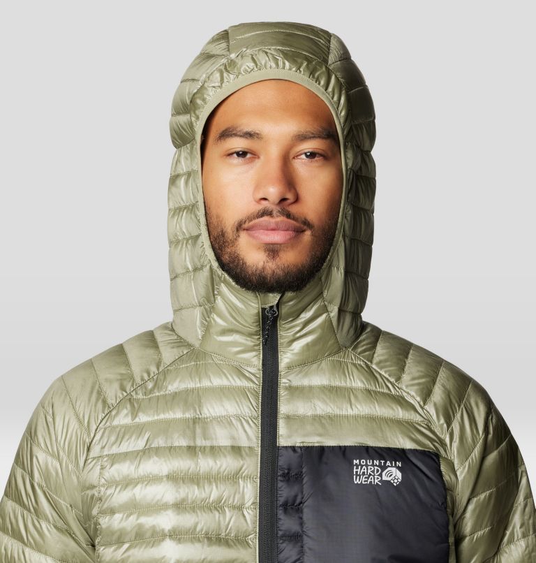 Men's Ventano Hoody, Color: Mantis Green, Black, image 4