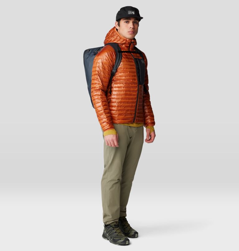 Men's Ventano Hoody, Color: Raw Carnelian, Black, image 9