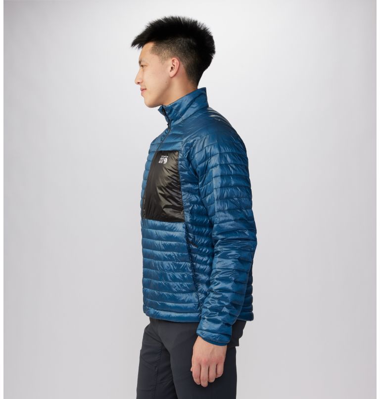 Men's Ventano Jacket, Color: Dark Caspian, Black, image 3