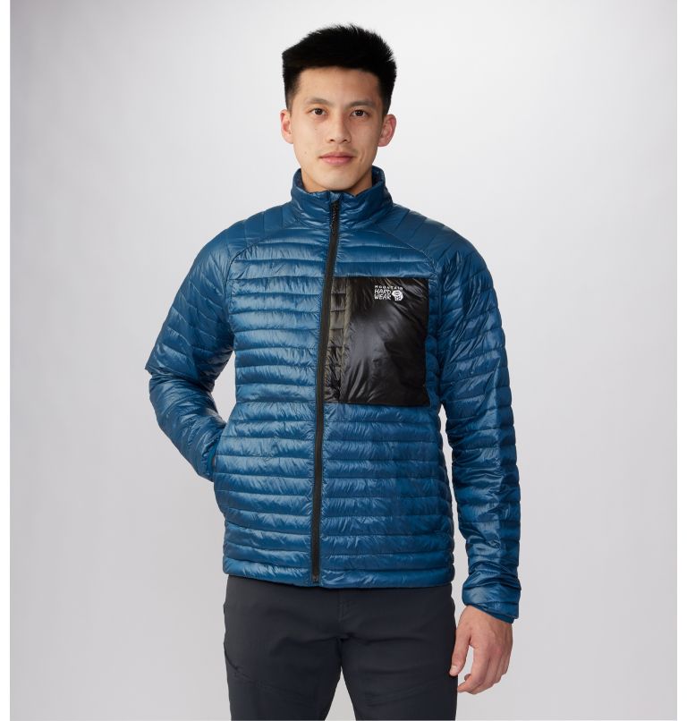 Men's Ventano Jacket, Color: Dark Caspian, Black, image 7