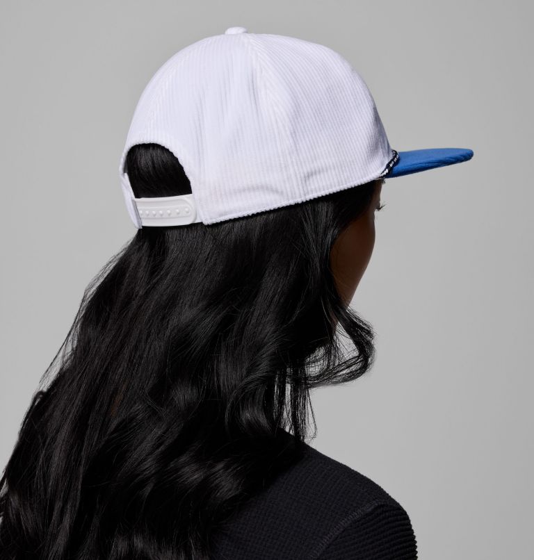 Packsaddle Corduroy Snap Back, Color: White, Mountain Blue, Ski Mountains, image 6