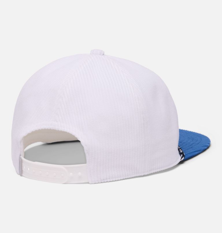 Packsaddle Corduroy Snap Back, Color: White, Mountain Blue, Ski Mountains, image 2