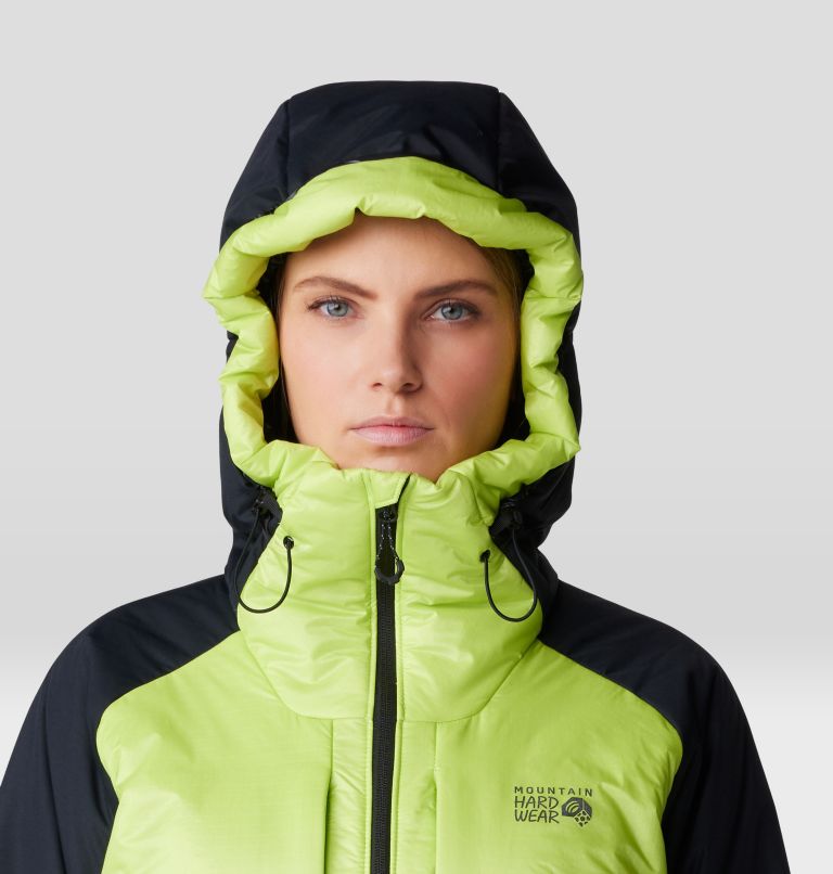 Mountain Hardwear Women s Compressor Alpine Hooded Jacket L Green