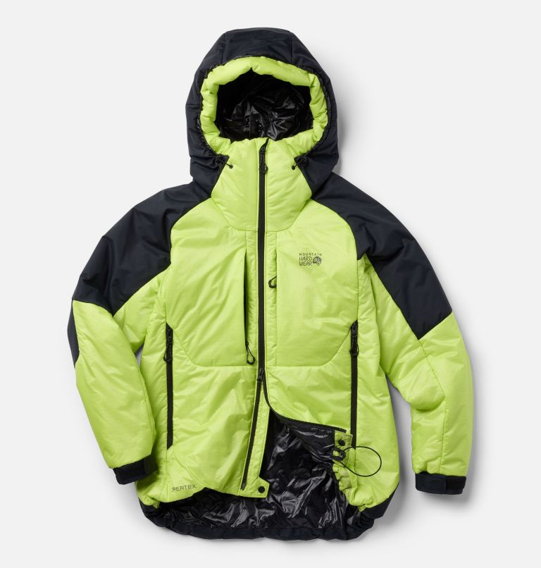 Manteau à capuchon Compressor Alpine, Color: Citron Glow, Black, image 3