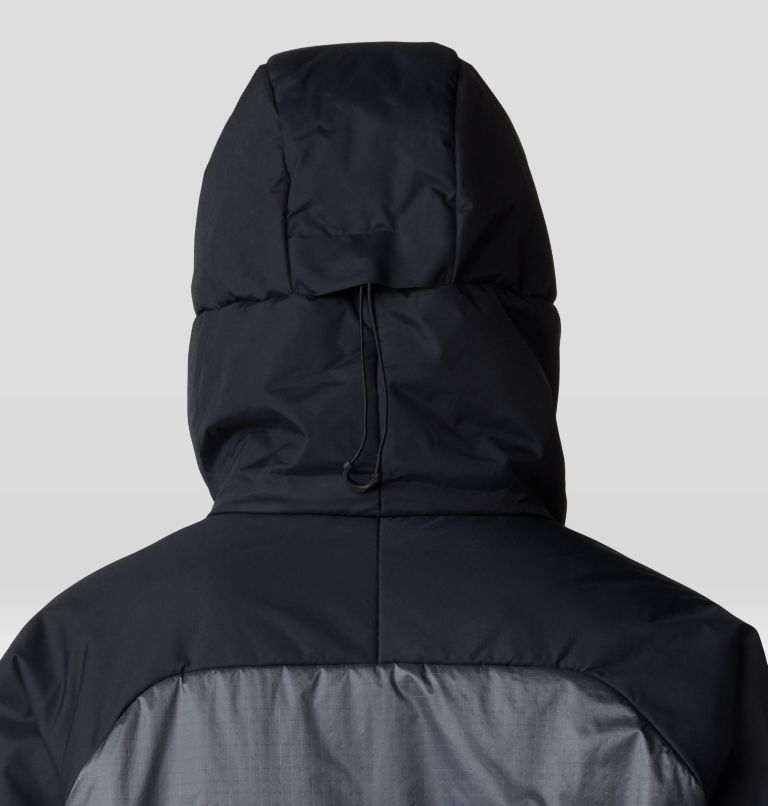 Women's Compressor Alpine Hooded Jacket, Color: Blue Slate, Black, image 6