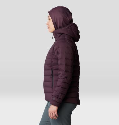 Women's Deloro Down Full Zip Hoody, Color: Blackberry, image 11