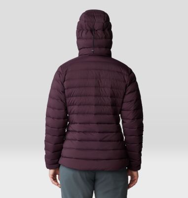 Women's Deloro Down Full Zip Hoody, Color: Blackberry, image 10