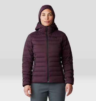 Women's Deloro Down Full Zip Hoody, Color: Blackberry, image 9