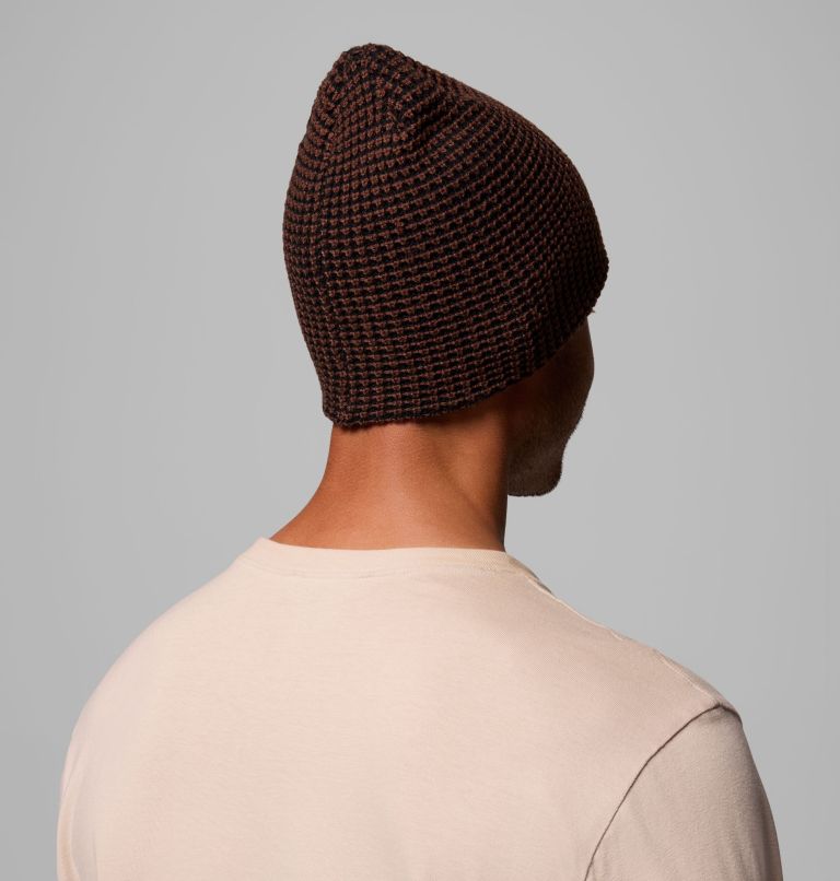 Landroamer Waffle Beanie, Color: Tobacco, Black, image 3