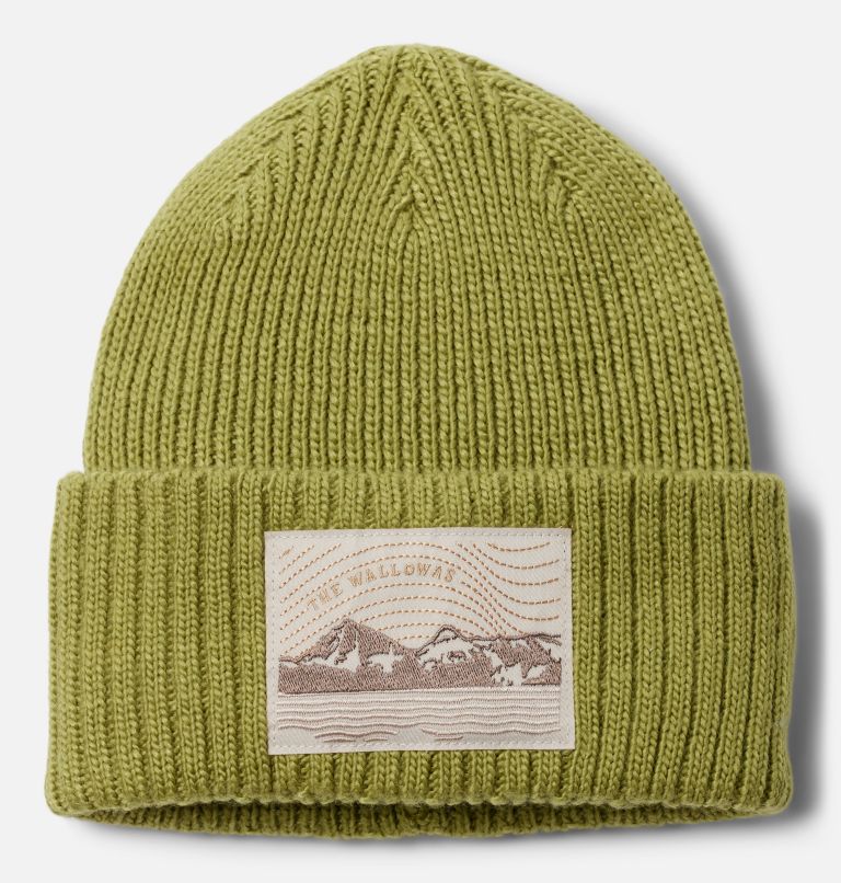 Unisex Wallowa Beanie, Color: Python Green, image 1