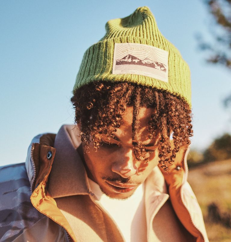 Unisex Wallowa Beanie, Color: Python Green, image 2