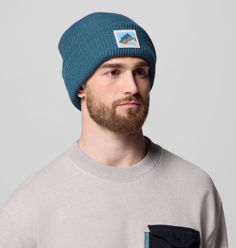 Provisions Cuffed Beanie, Color: Everblue, Windy Range, image 3