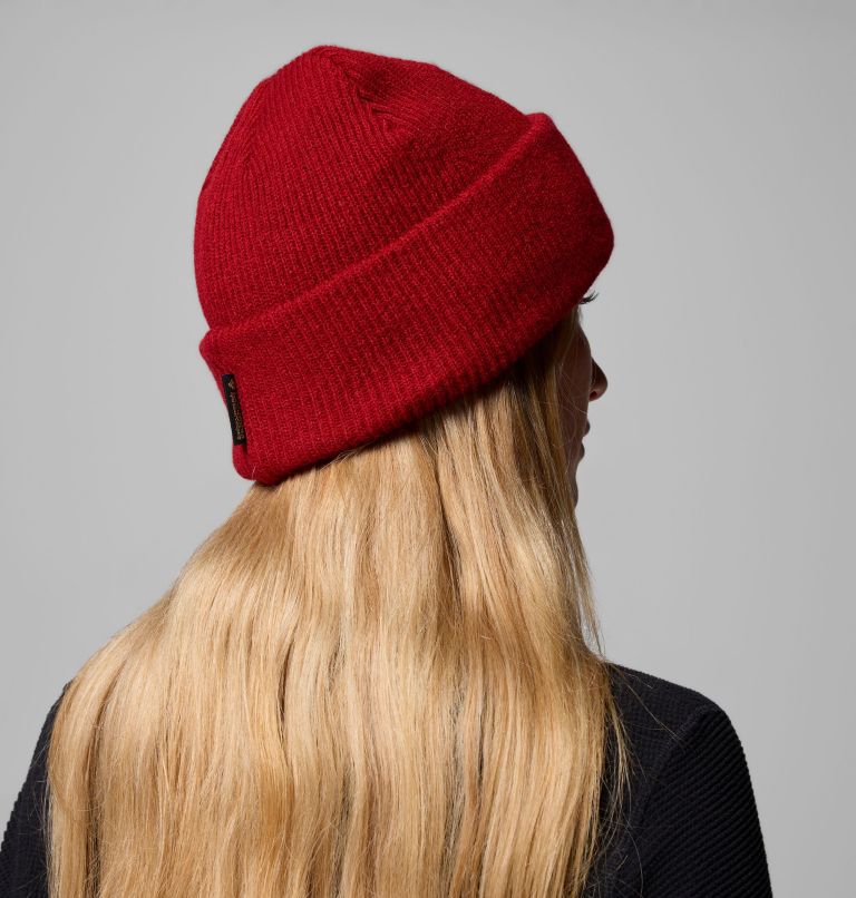 Provisions Cuffed Beanie, Color: Red Dahlia, Heritage High Cascades, image 6