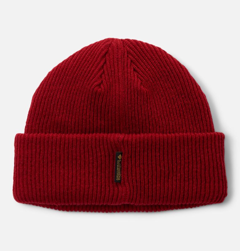 Provisions Cuffed Beanie, Color: Red Dahlia, Heritage High Cascades, image 2