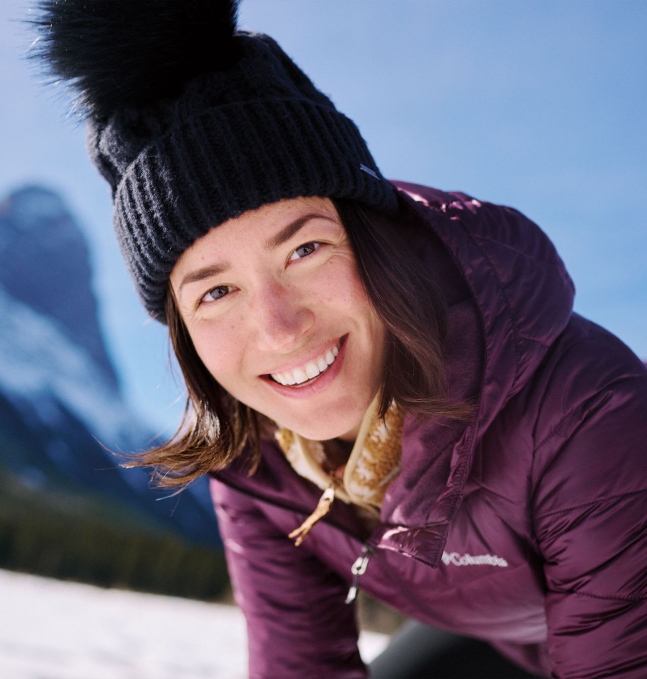 Women's Boundless Days™ Cable Knit Pom Beanie 3