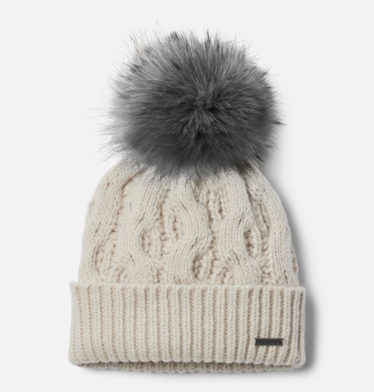 Gorro trenzado con pompón Boundless Days unisex, Color: Dark Stone, image 1