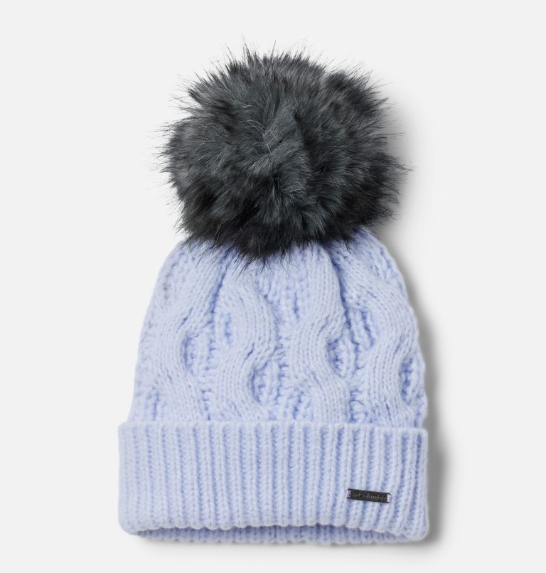Unisex Boundless Days Cable Knit Pom Beanie, Color: Snowdrift, image 1