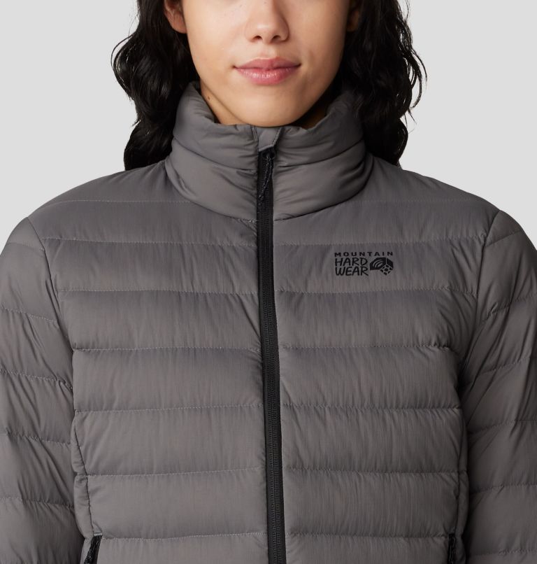 Women's Deloro Down Jacket, Color: Sediment, image 4