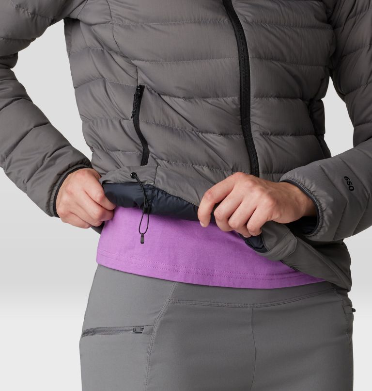 Women's Deloro Down Jacket, Color: Sediment, image 5