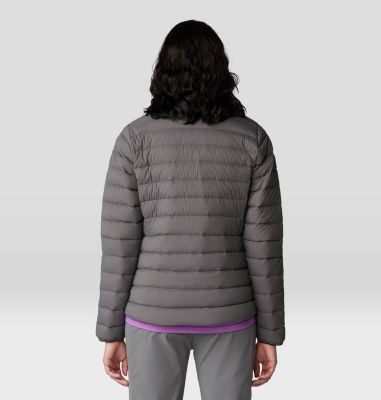 Women's Deloro Down Jacket, Color: Sediment, image 2