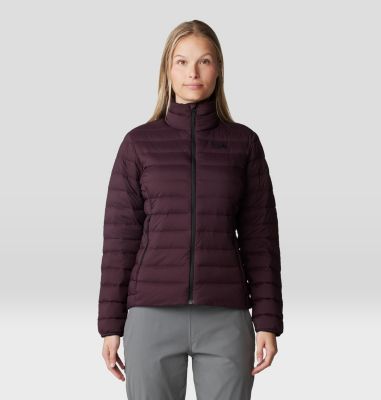 Women's Deloro Down Jacket, Color: Blackberry, image 9