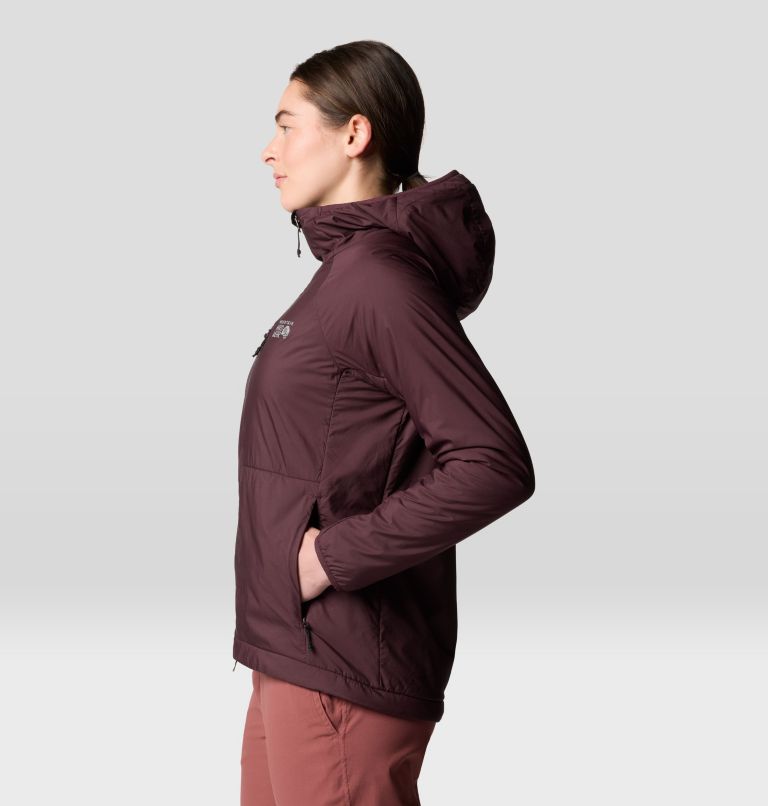 Women's Kor AirShell Warm Hoody, Color: Blackberry, image 3